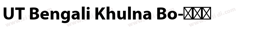 UT Bengali Khulna Bo字体转换